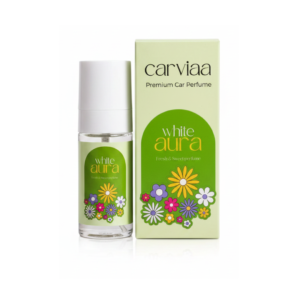 Carviaa White Aura Premium Car Perfume | 400+ Long Lasting Air Freshener Scent (60ml)